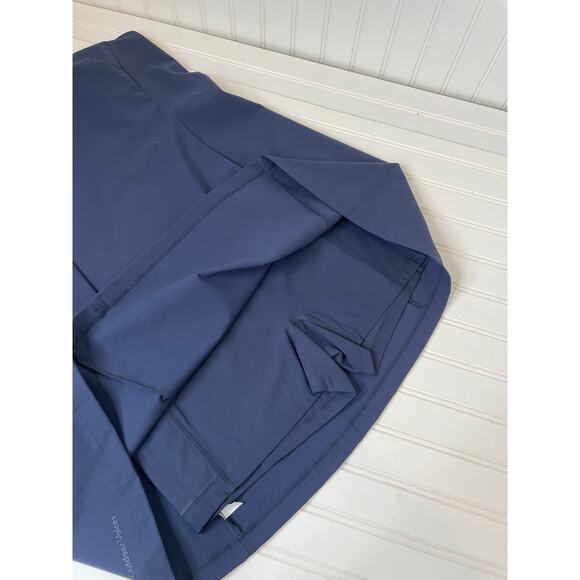 NWT Outdoor Voices Exercise Court Tennis Dress One Shoulder Navy Blue Size XL - Picture 3 of 6